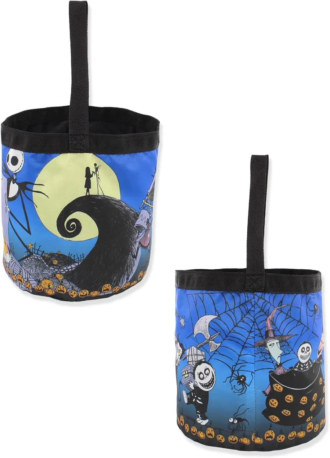 Disney The Nightmare Before Christmas Collapsible Basket Bucket Tote Bag