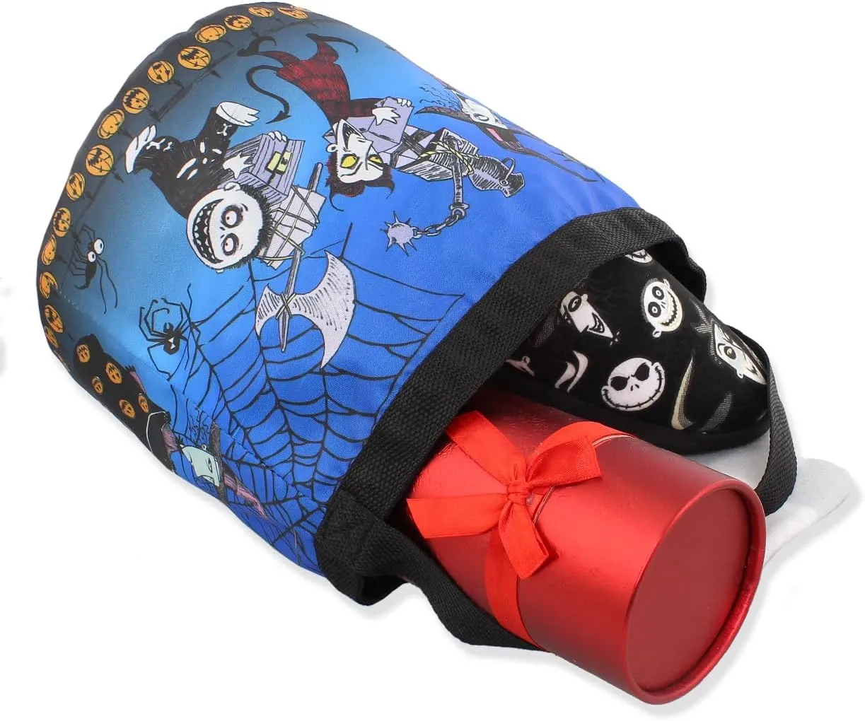 Disney The Nightmare Before Christmas Collapsible Basket Bucket Tote Bag