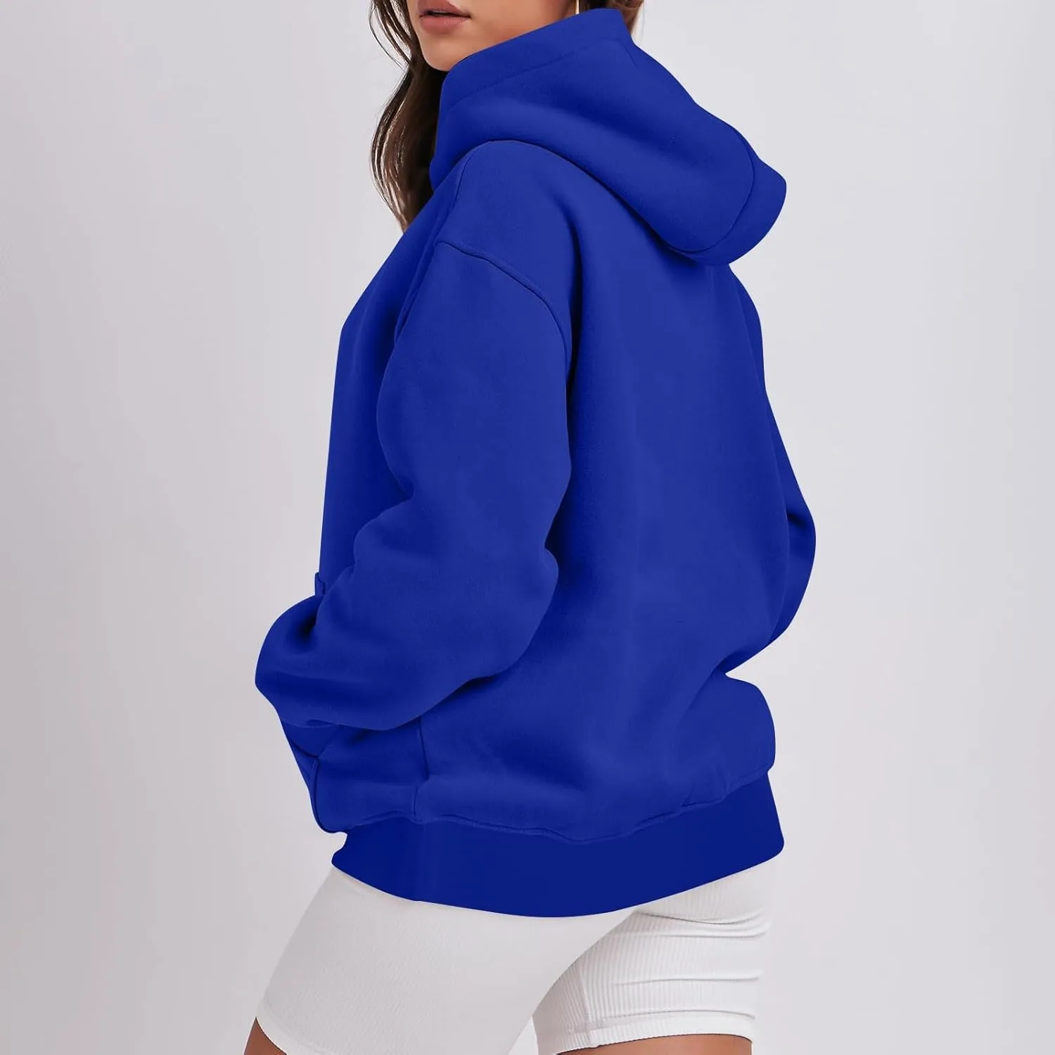 Fall Sweatshirts, Womens Oversized Sweatshirts Pullover Hoodies Fleece Sweaters Long Sleeve With Pockets Winter Fall