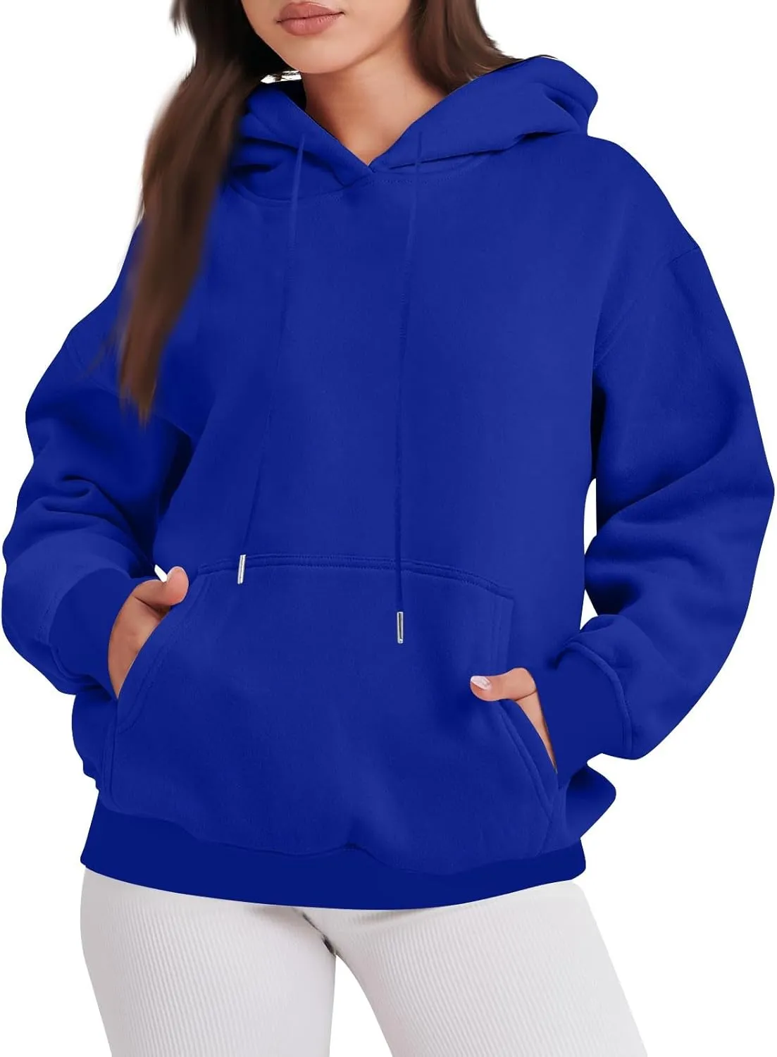 Fall Sweatshirts, Womens Oversized Sweatshirts Pullover Hoodies Fleece Sweaters Long Sleeve With Pockets Winter Fall