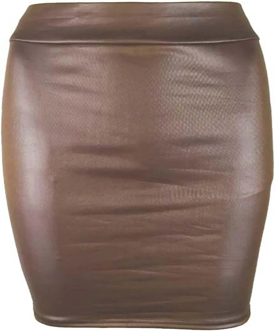 Faux Leather Bodycon Skirt for Women Sexy High Waist Pencil Skirts Clubwear Party Mini Skirt Outfits