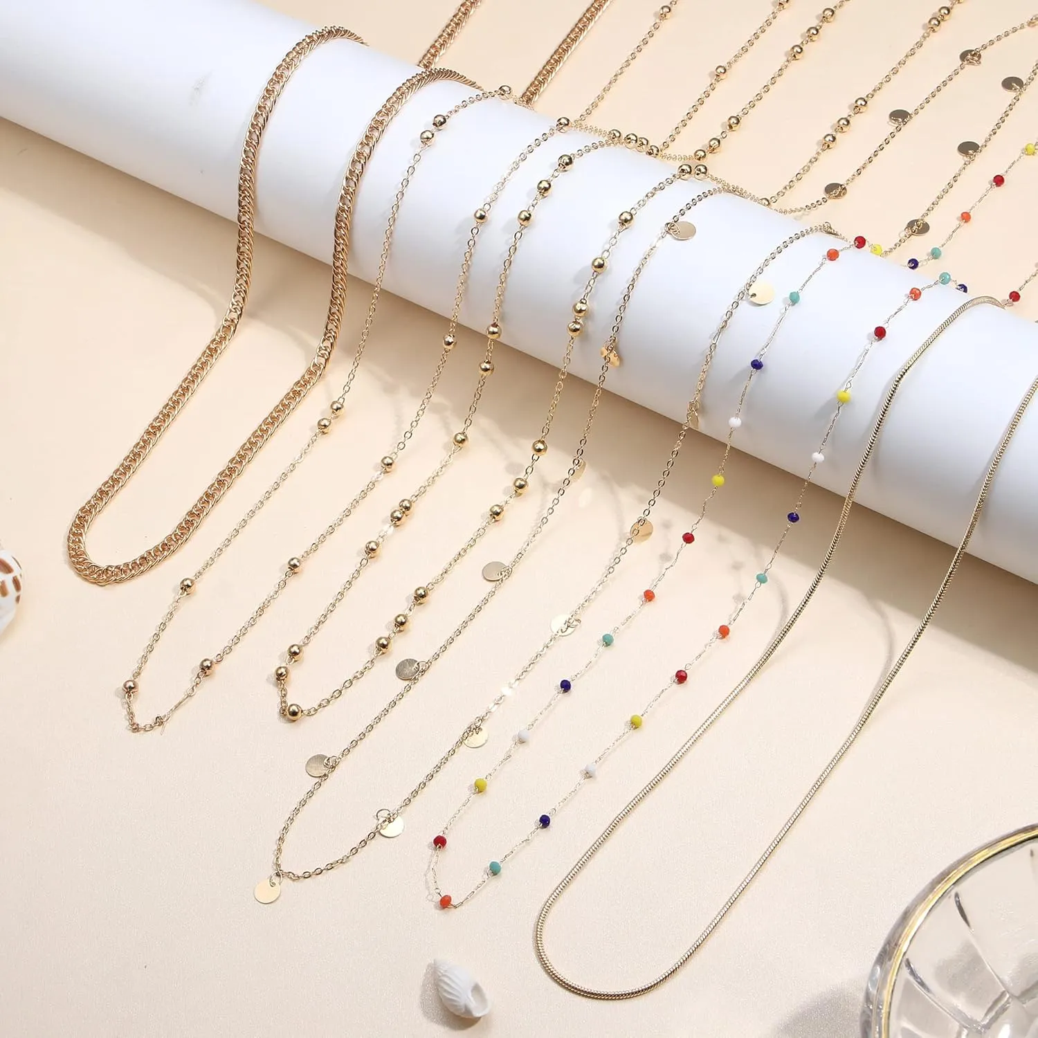 FIBO STEEL 18K Gold Plated Waist Chains Body Chains for Women Bikini Belly Chains for the Waist Summer Beach Body Jewelry Adjustable