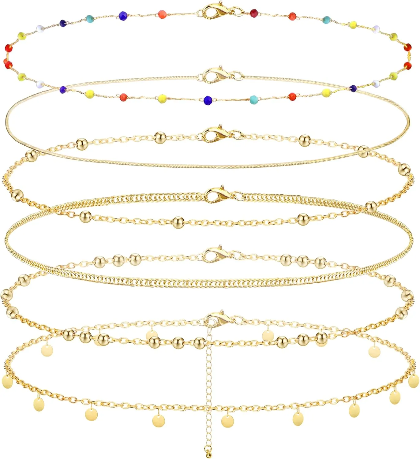 FIBO STEEL 18K Gold Plated Waist Chains Body Chains for Women Bikini Belly Chains for the Waist Summer Beach Body Jewelry Adjustable
