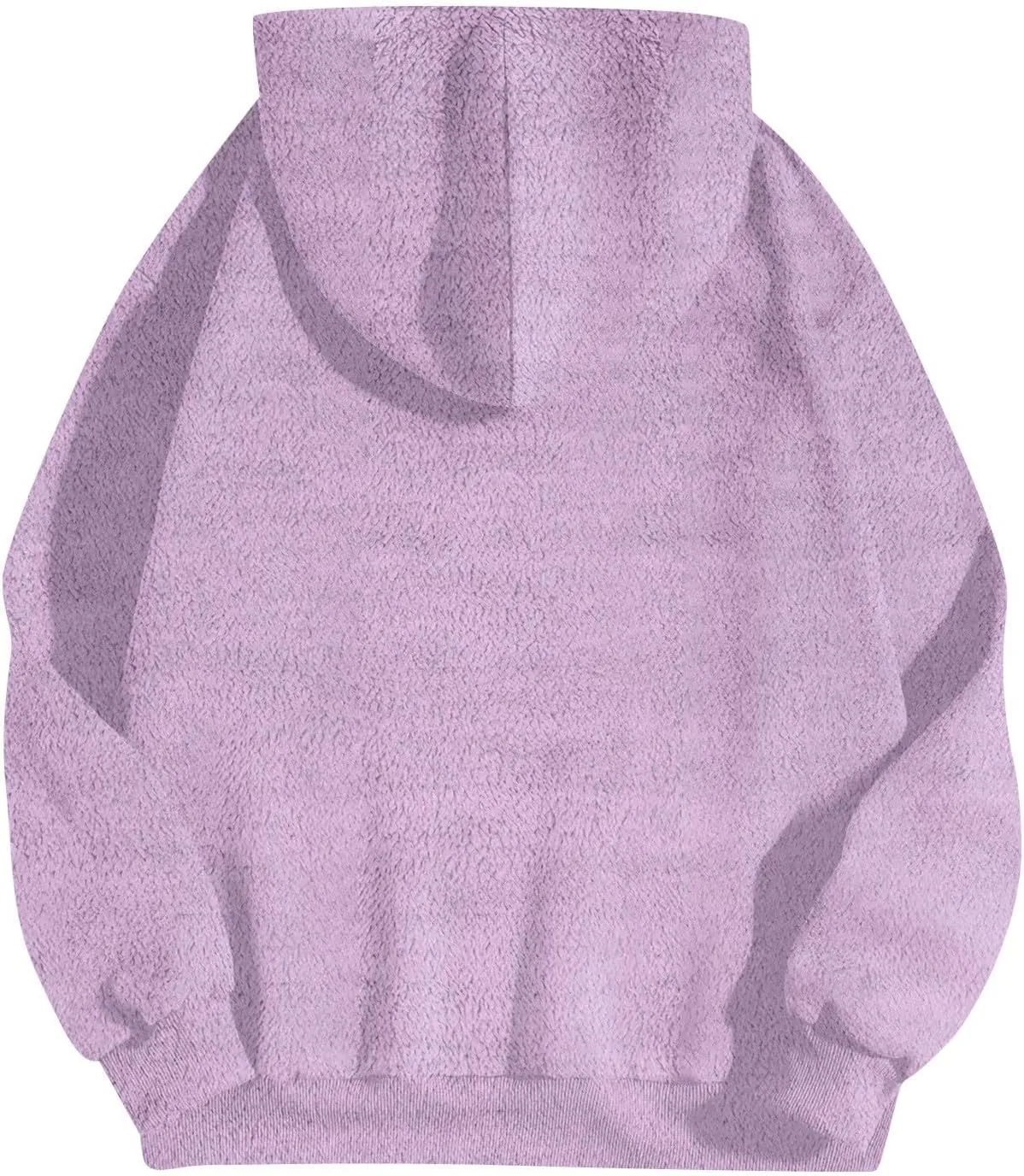 Fleece Jacket Women Full Zip Up Flannel Hoodie Soft Warm Fuzzy Hooded Sweatshirt Casual Comfy Fluffy Sweaters