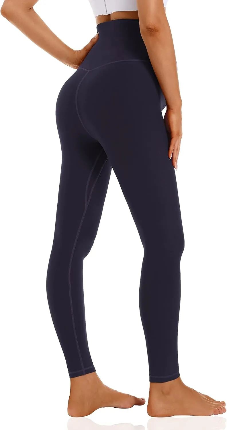 Foucome Women's Maternity Leggings Over The Belly Pregnancy Yoga Pants Workout Athletic Leggings