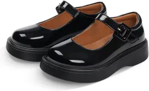 Girl's School Uniform Shoes Mary Jane Flats Oxford Dress Shoes