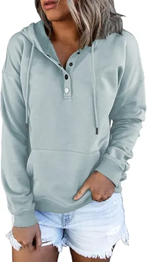 GOLDPKF Womens Sweaters Hoodies Long Sleeve Sweatshirts Woman Clothing Tops