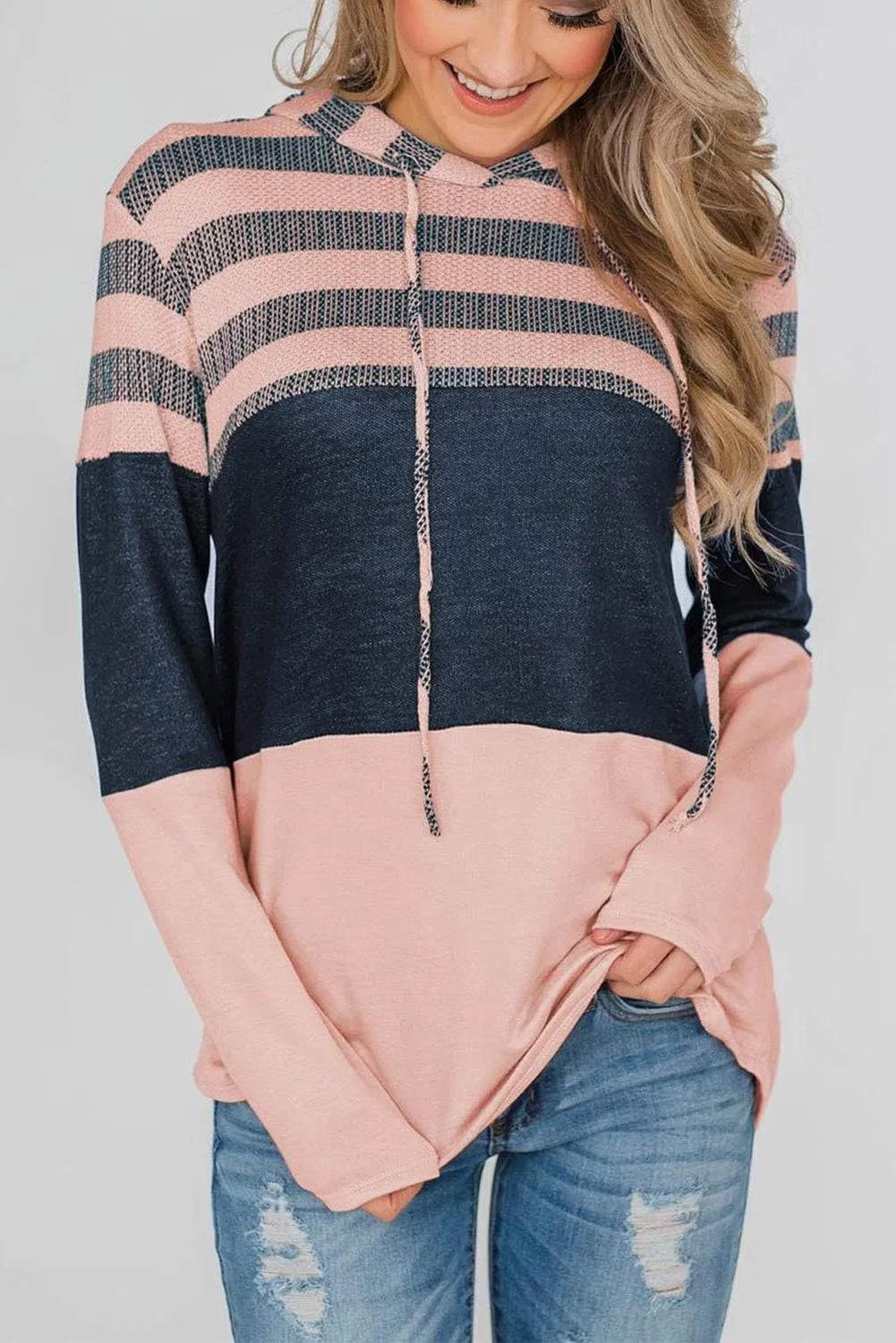 GOLDPKF Womens Sweaters Hoodies Long Sleeve Sweatshirts Woman Clothing Tops
