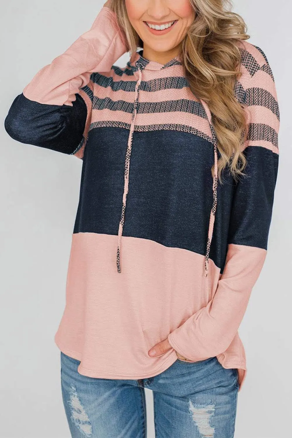 GOLDPKF Womens Sweaters Hoodies Long Sleeve Sweatshirts Woman Clothing Tops