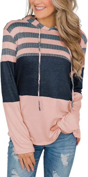 GOLDPKF Womens Sweaters Hoodies Long Sleeve Sweatshirts Woman Clothing Tops