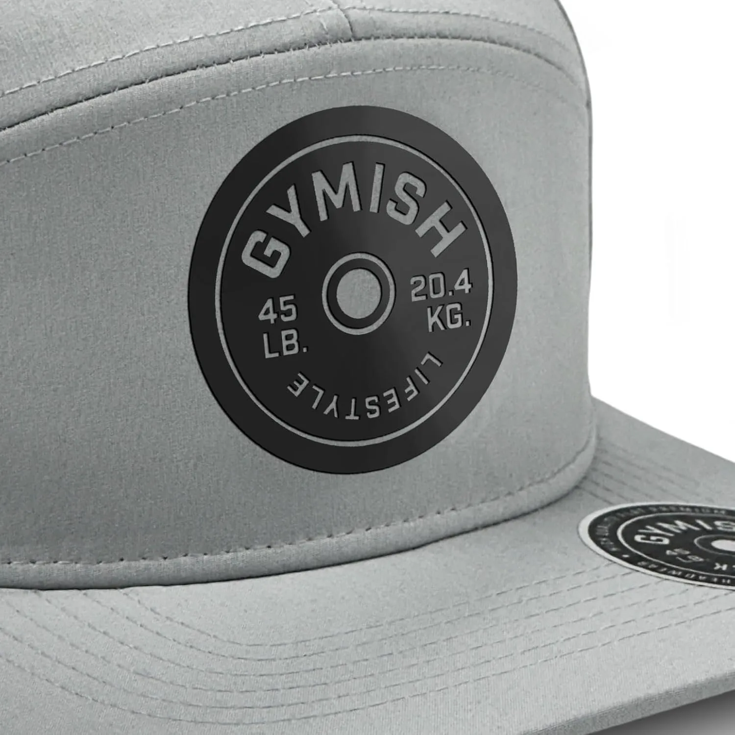 Gym Weight Plate Workout Hat for Men Classic 7 Panel Laser Vented Snapback Hat Mens Gifts