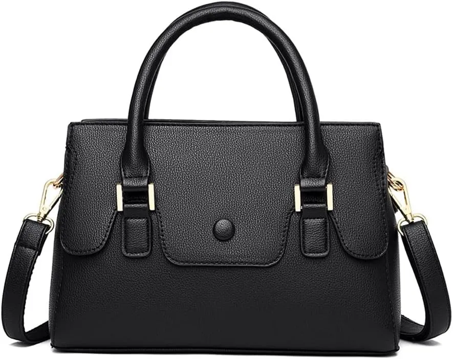 Handbags for Women Top Handle Handbag Leather Satchel Medium Tote Bags Shoulder Bag Crossbody Bag Ladies Purses