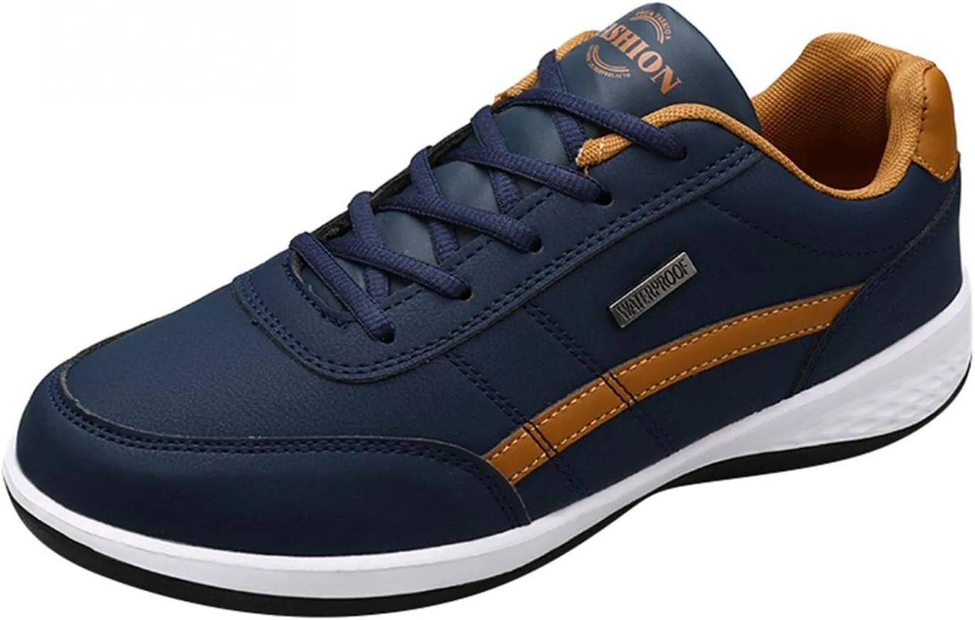 Hbeylia Mens Lightweight Walking Shoes Comfortable Lace Up Athletic Cushioned Sports Sneakers for Tennis, Gym, Running, Hiking,Casual Workout