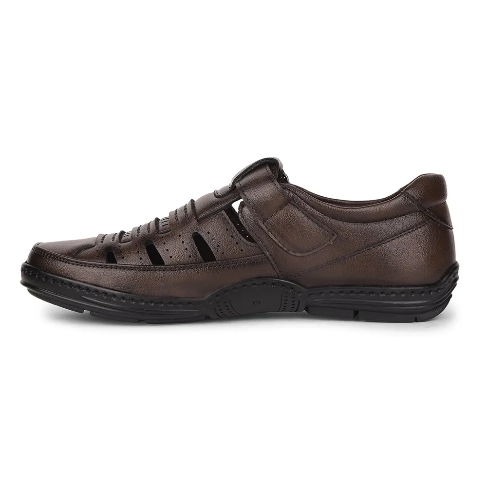 Healers Brown Casual Sandal For Men ERL-19 By Liberty