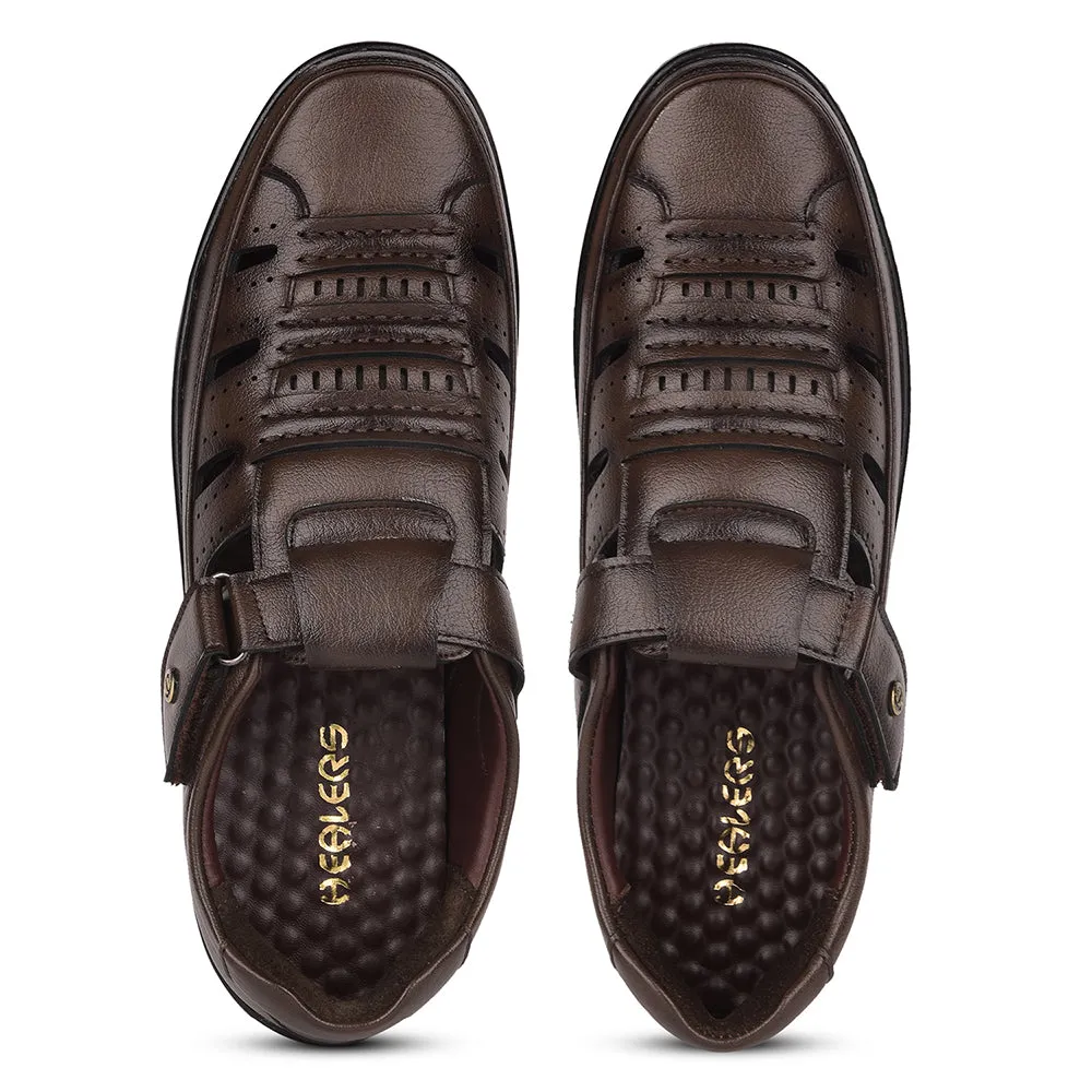Healers Brown Casual Sandal For Men ERL-19 By Liberty