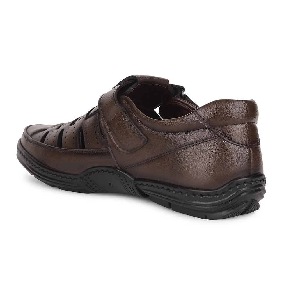 Healers Brown Casual Sandal For Men ERL-19 By Liberty
