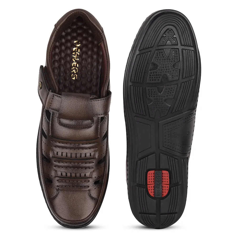 Healers Brown Casual Sandal For Men ERL-19 By Liberty
