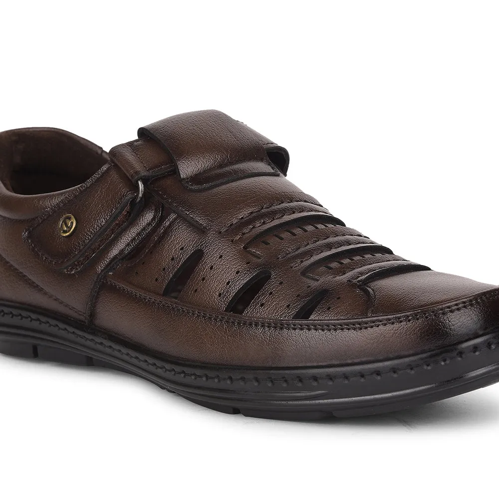 Healers Brown Casual Sandal For Men ERL-19 By Liberty