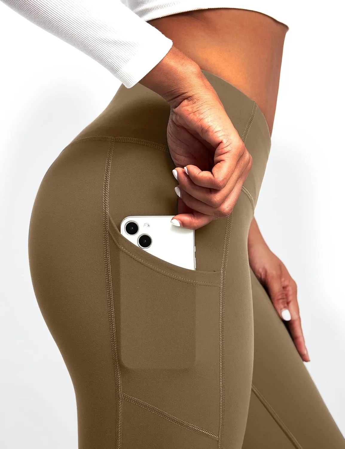 Heathyoga Fleece Lined Leggings with Pockets for Women Thermal Leggings Warm Leggings Women Winter High Waisted Yoga Pants