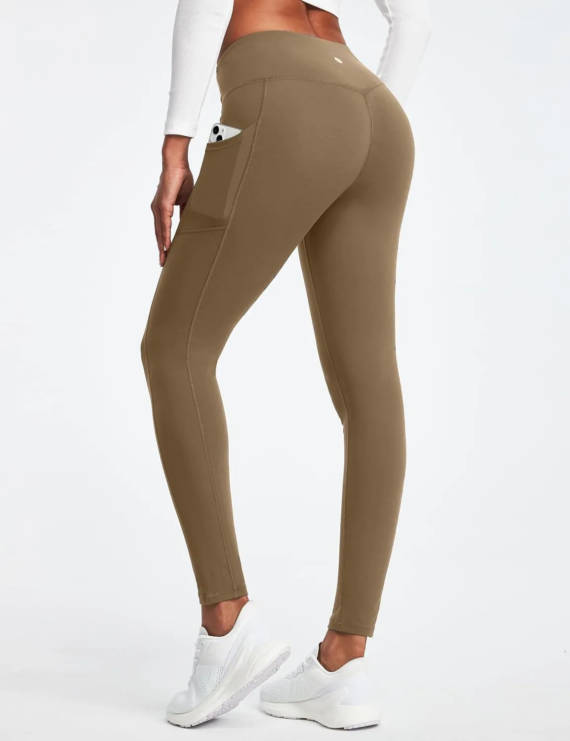 Heathyoga Fleece Lined Leggings with Pockets for Women Thermal Leggings Warm Leggings Women Winter High Waisted Yoga Pants
