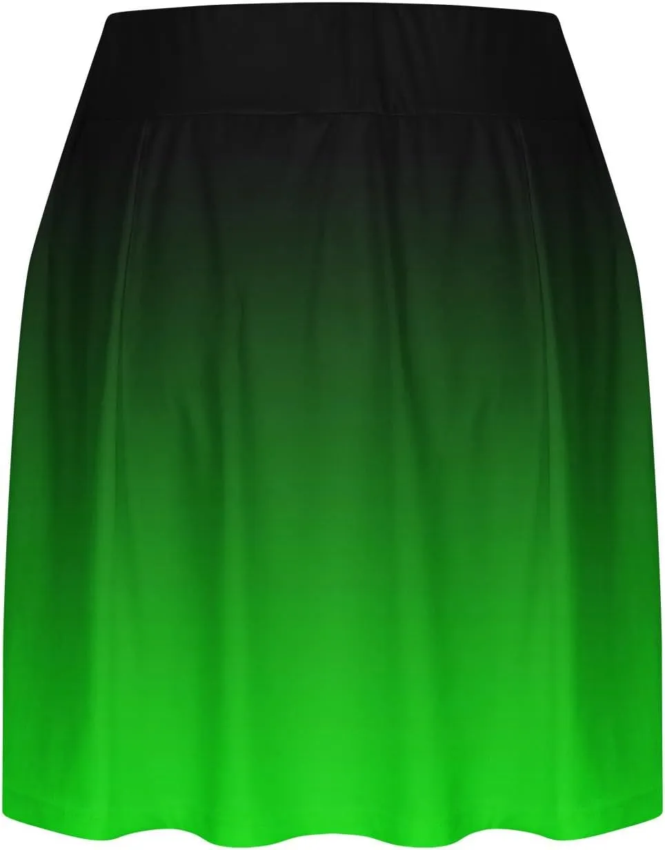hlysgo Women Tennis Skirts High Waisted Athletic Skorts Summer Running Workout Skort Shorts 2 in 1 Sport Pickleball Shorts