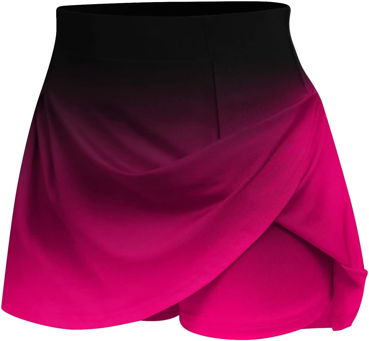hlysgo Women Tennis Skirts High Waisted Athletic Skorts Summer Running Workout Skort Shorts 2 in 1 Sport Pickleball Shorts