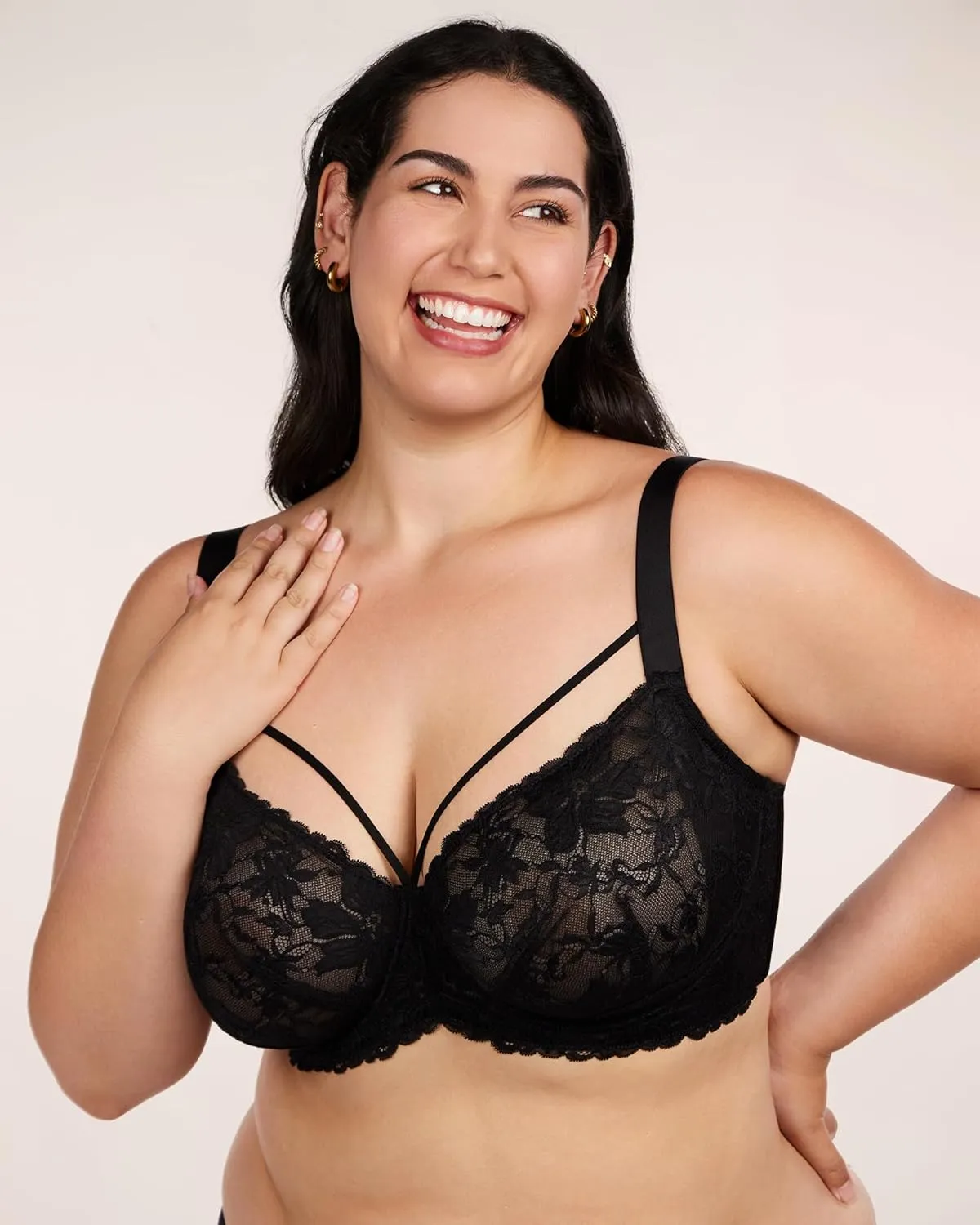 HSIA Minimizer Bras for Women Full Coverage, Unlined Lace Sexy Plus Size Underwire Bra for Large Breasts
