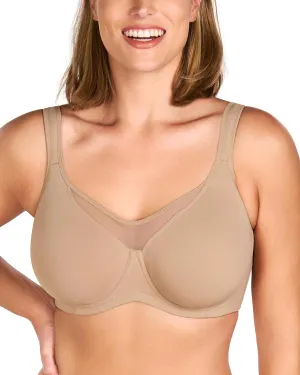 HSIA Minimizer Bras for Women Plus Size, Full Coverage Coolcomfort T Shirt Unlined Bra with Underwire for Heavy Breast