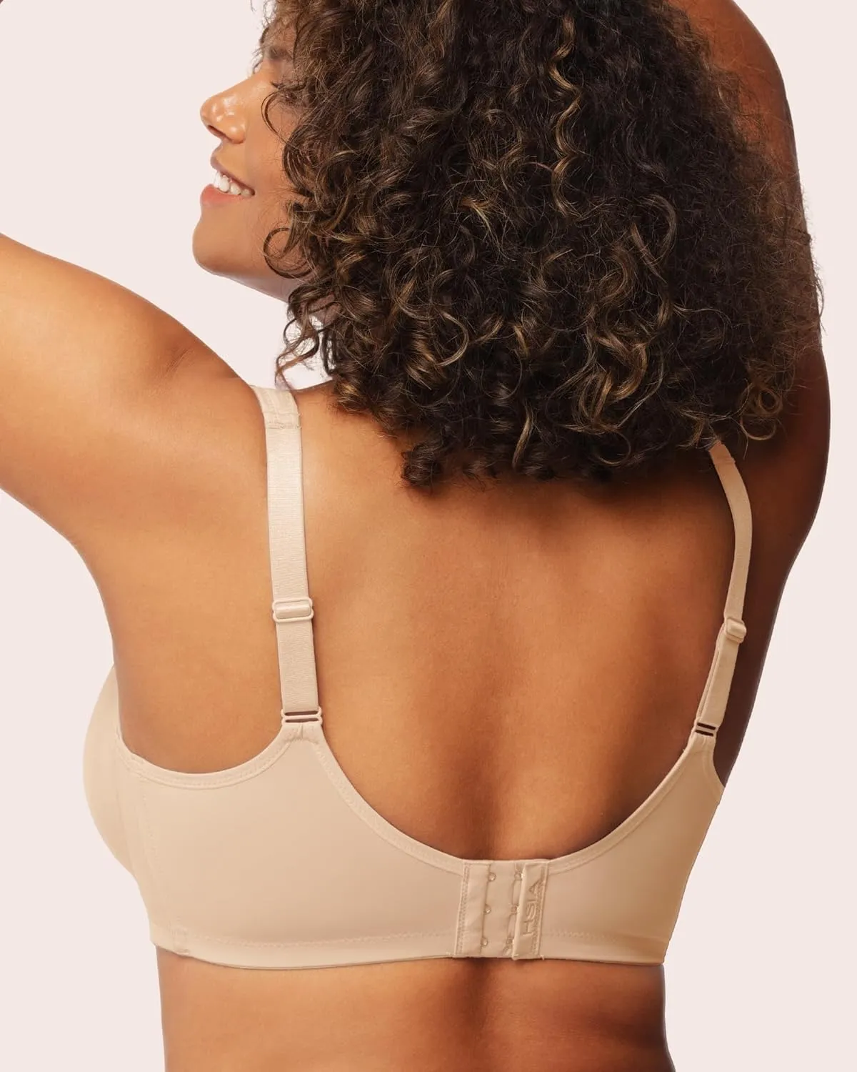 HSIA Minimizer Bras for Women Plus Size, Full Coverage Coolcomfort T Shirt Unlined Bra with Underwire for Heavy Breast