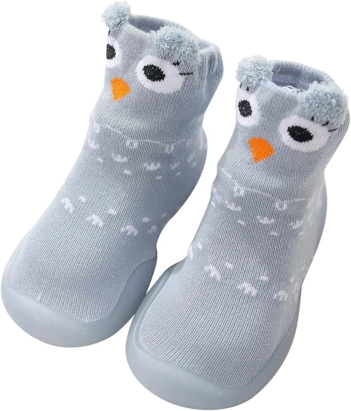 Infant Shoes,Boys Girls Animal Cartoon Socks Shoes Toddler Cute Fleece Warm Floor Socks Non Slip Prewalker B