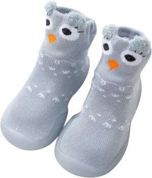 Infant Shoes,Boys Girls Animal Cartoon Socks Shoes Toddler Cute Fleece Warm Floor Socks Non Slip Prewalker B