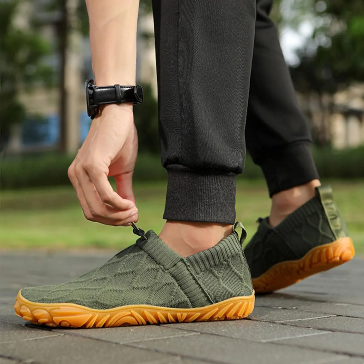 Joyoasis Water Shoes Knitted, Joyoasis Water Sneaker Shoes, Barefoot Hike Slip-On Running Training Shoes Women Men