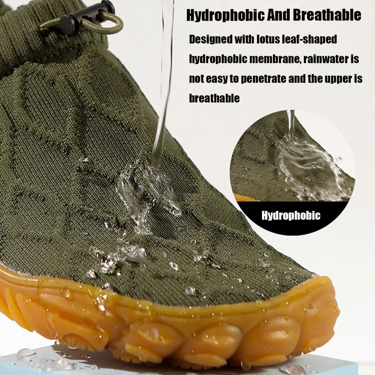 Joyoasis Water Shoes Knitted, Joyoasis Water Sneaker Shoes, Barefoot Hike Slip-On Running Training Shoes Women Men