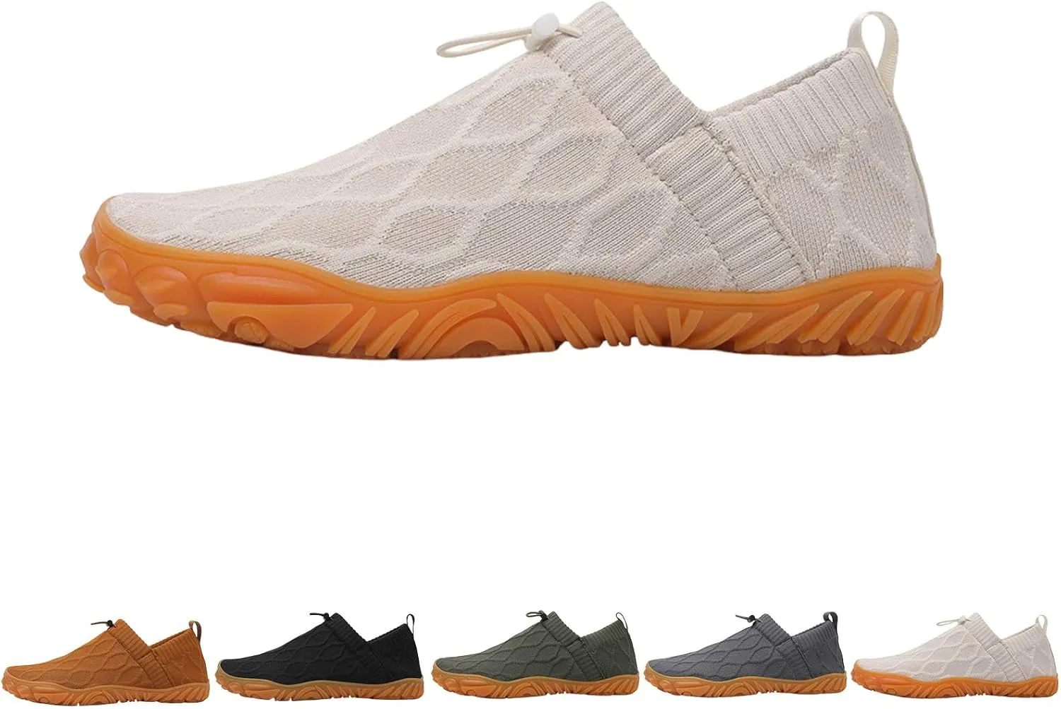 Joyoasis Water Shoes Knitted, Unisex Slip-On Shoes Outdoor Running, Quick-Drying Anti-Slip Water Shoes