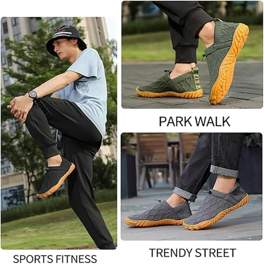 Joyoasis Water Shoes Knitted, Unisex Slip-On Shoes Outdoor Running, Quick-Drying Anti-Slip Water Shoes