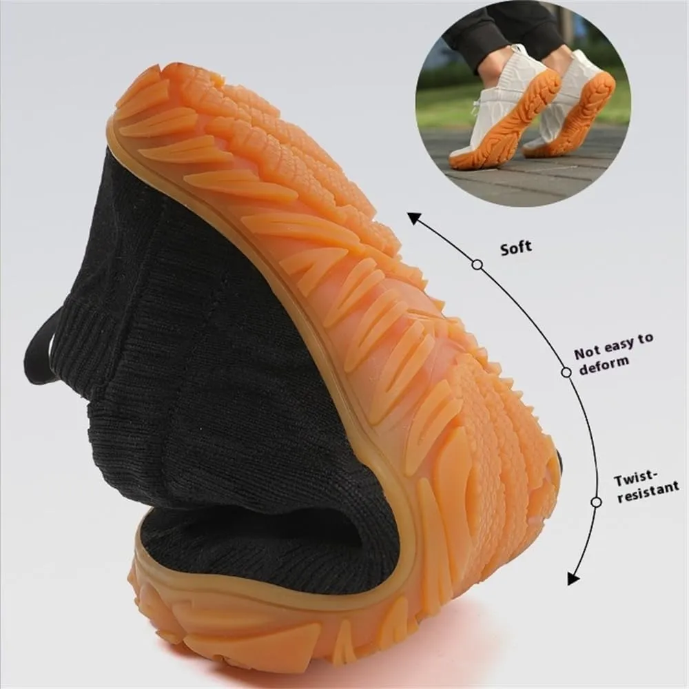 Joyoasis Water Shoes Knitted, Unisex Slip-On Shoes Outdoor Running, Quick-Drying Anti-Slip Water Shoes