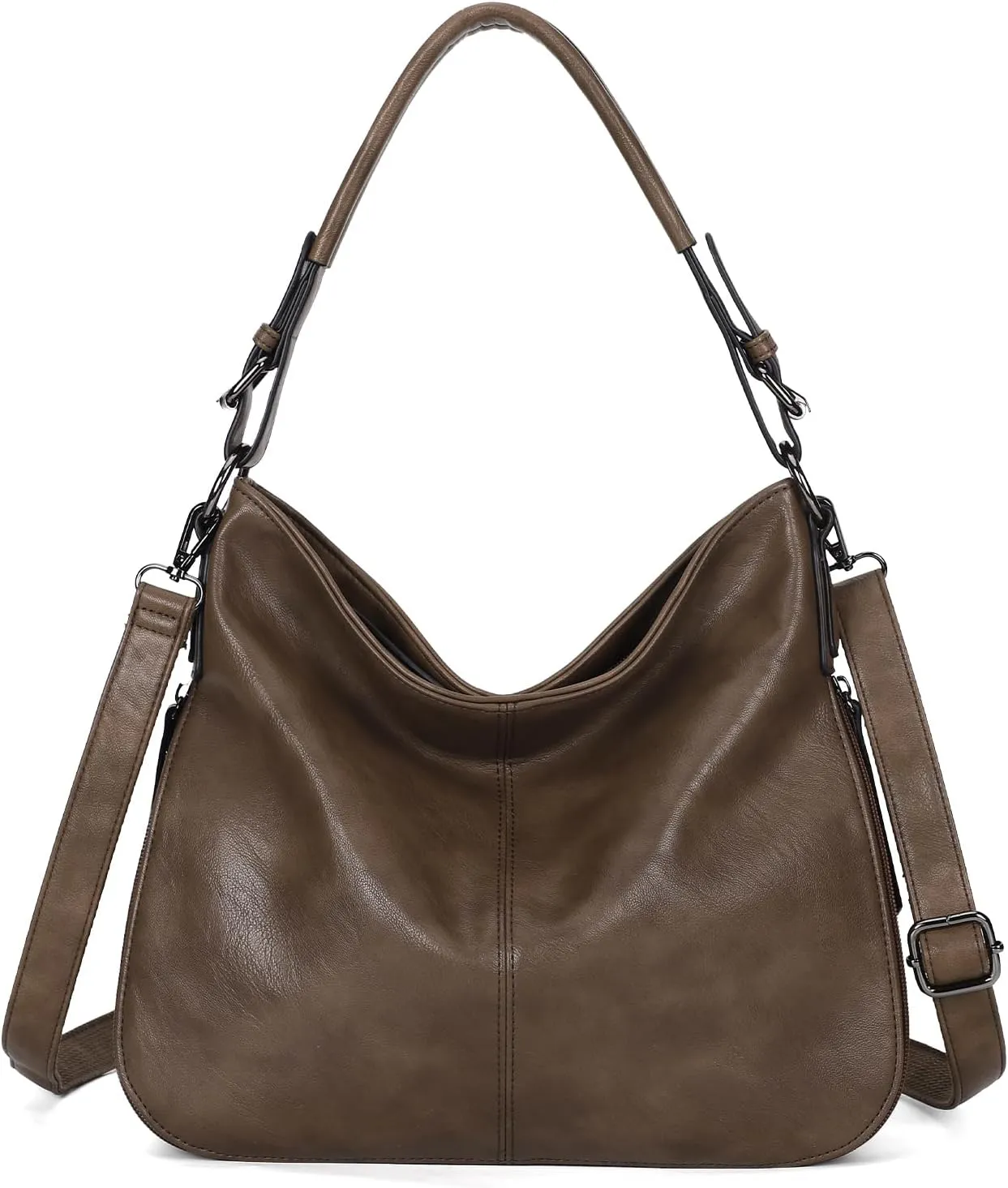 KL928 Large Purses for Women PU Leather Shoulder Handbag Crossbody Hobo Bags Ladies Tote Bags with Adjustable Shoulder Strap