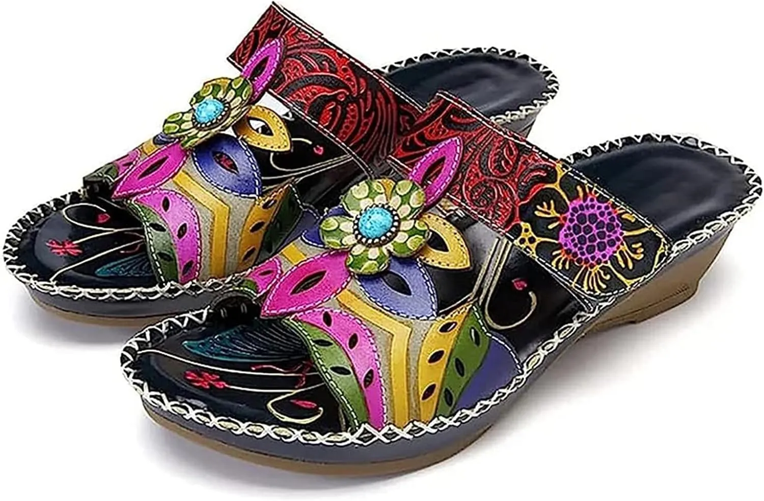 Ladmiple Sandals Women Comfortable Dressy Orthopedic Sandals Slip On Orthotic Flip Flops Casual Summer Walking Beach Shoes