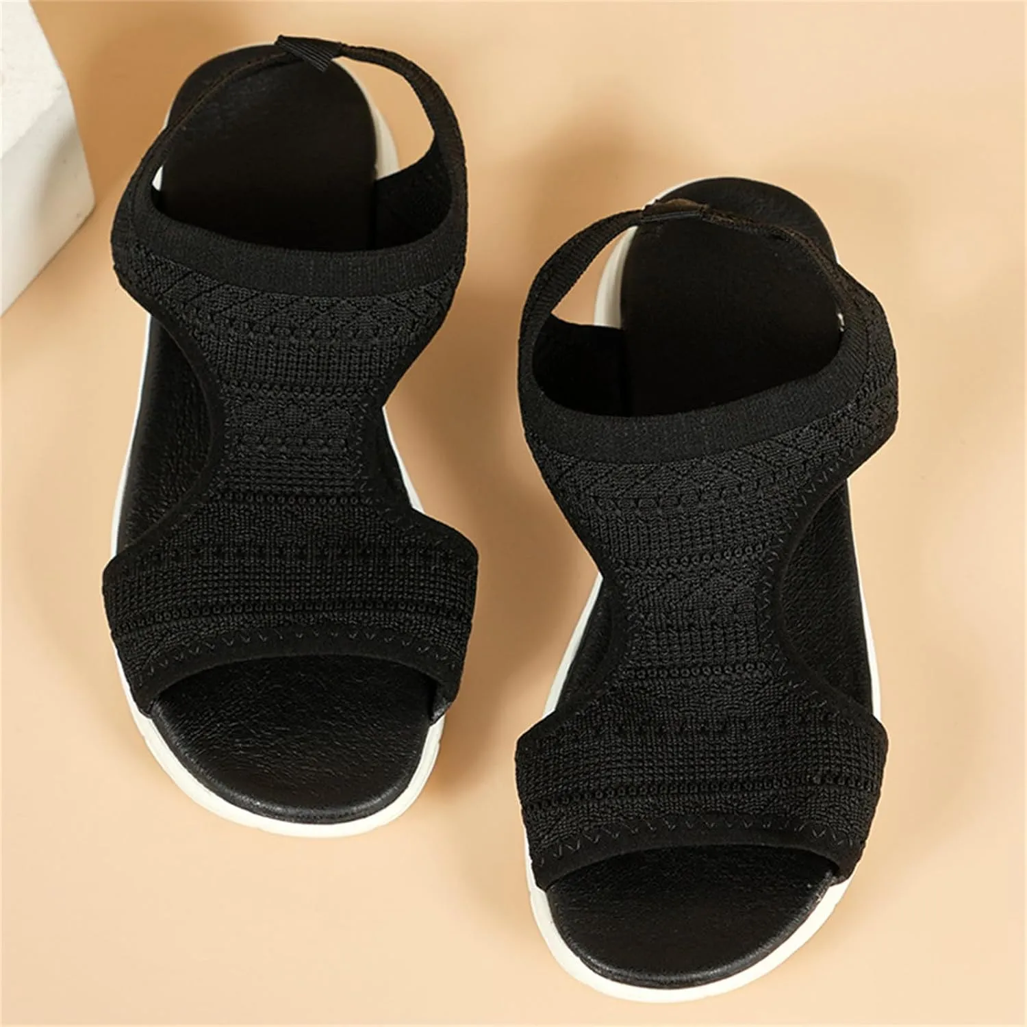 Ladmiple Sandals Women Comfortable Walking Orthopedic Sandals Dressy Slip On Orthotic Flip Flops Casual Summer Beach Shoes