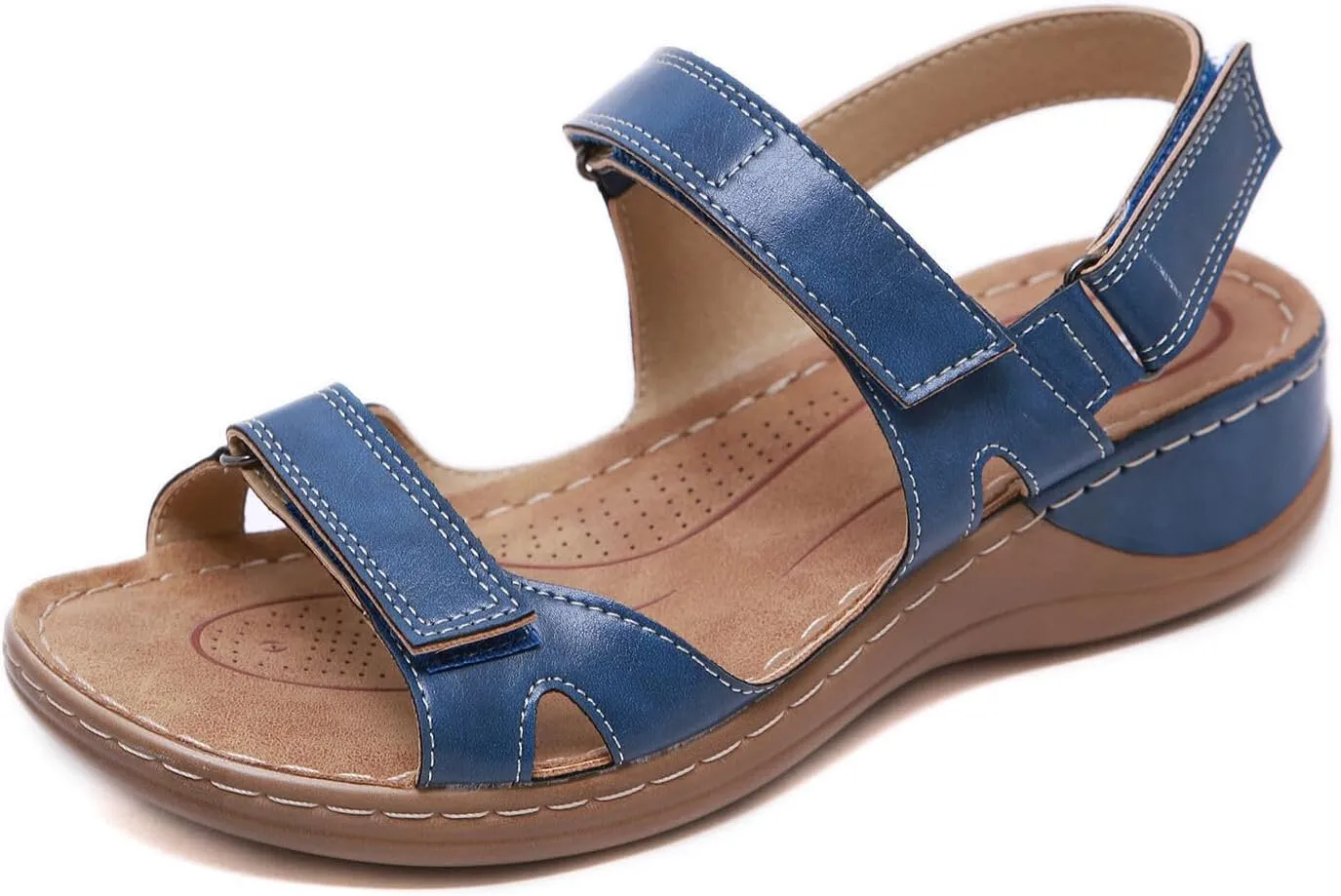 Ladmiple Summer Sandals for Women 2023 Wedge Platform Flip Flops Breathable Open Toe Dressy Comfort Orthopedic Sandals