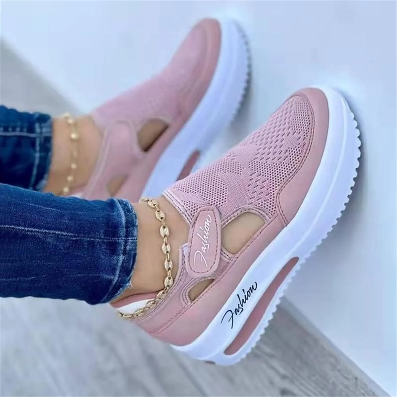 Lausiuoe Wedge Sandals For Women Wide Width Dressy Platform Ankle Strap Summer Shoes Casual Flatform Walking Shoes