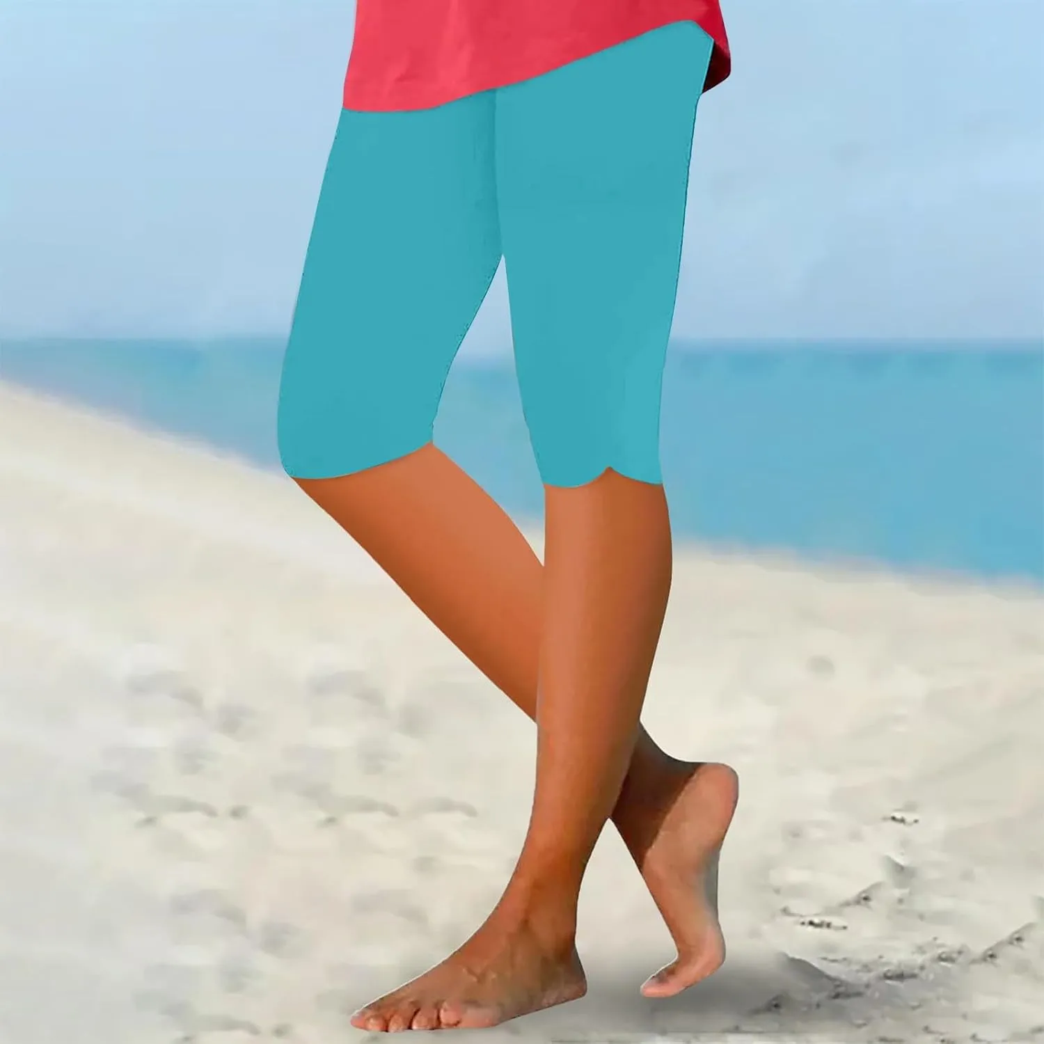 Leggings for Women Workout Casual Stretch Leggings Trousers Summer Elastic Pants Athletic Sweatpants