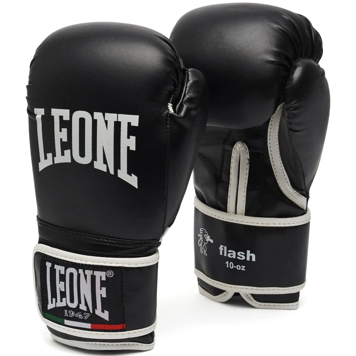 Leone Flash Boxing Gloves Black