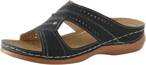 Lightweight Slides Sandals for Women Soft Cushion Fashion Sandals Party Dress Sandals Women's Breathable Sandals
