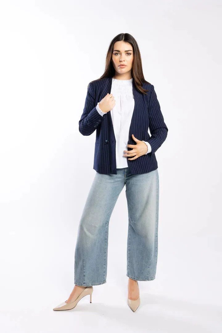 Lille Blazer - Night Stripe