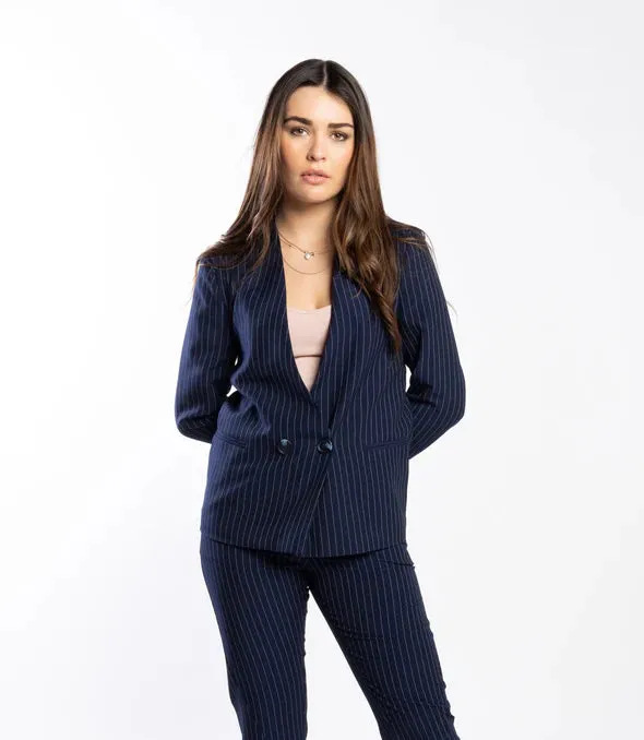 Lille Blazer - Night Stripe
