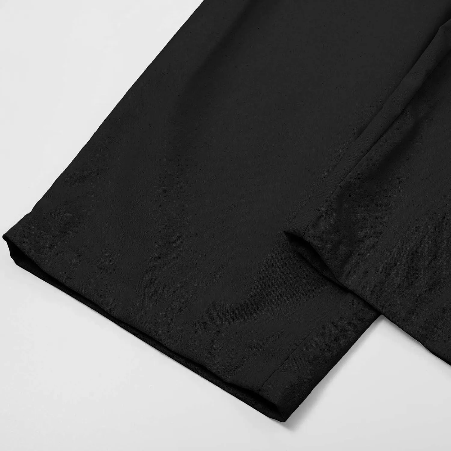 Linen Pants for Women Summer Lightweight Drawstring Waisted Casual Trousers Wide Leg Beach Lounge Pants with Pockets