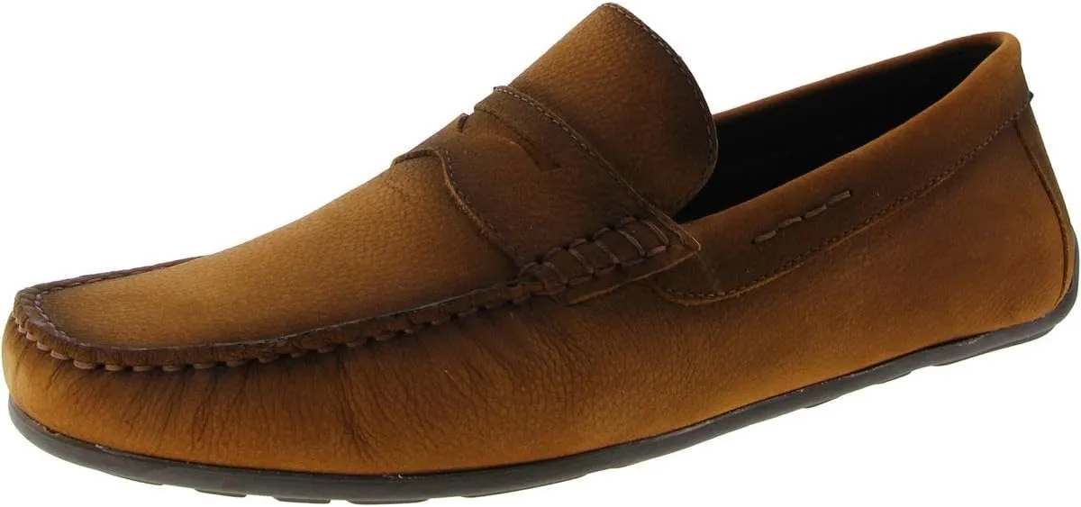 Marc Joseph New York Men's Leather Casual Slip On Penny Loafers
