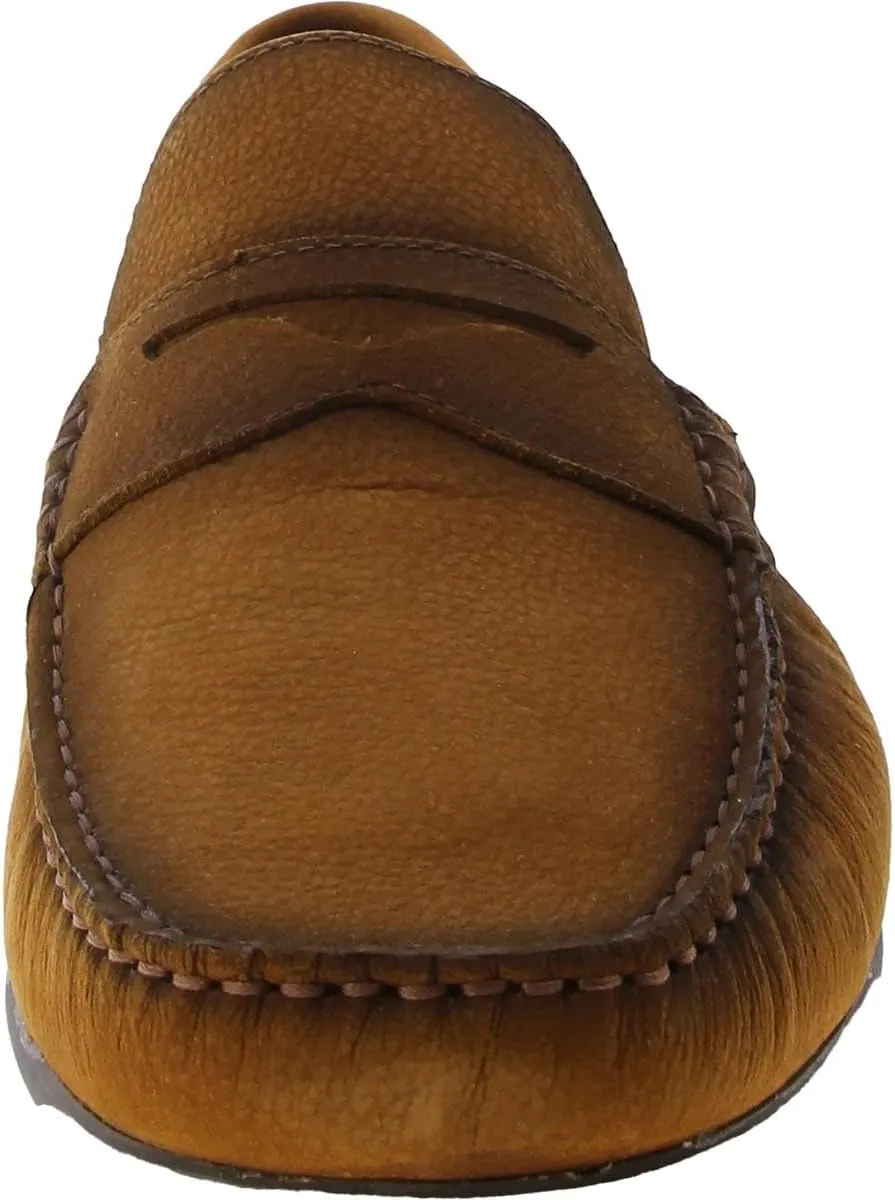 Marc Joseph New York Men's Leather Casual Slip On Penny Loafers