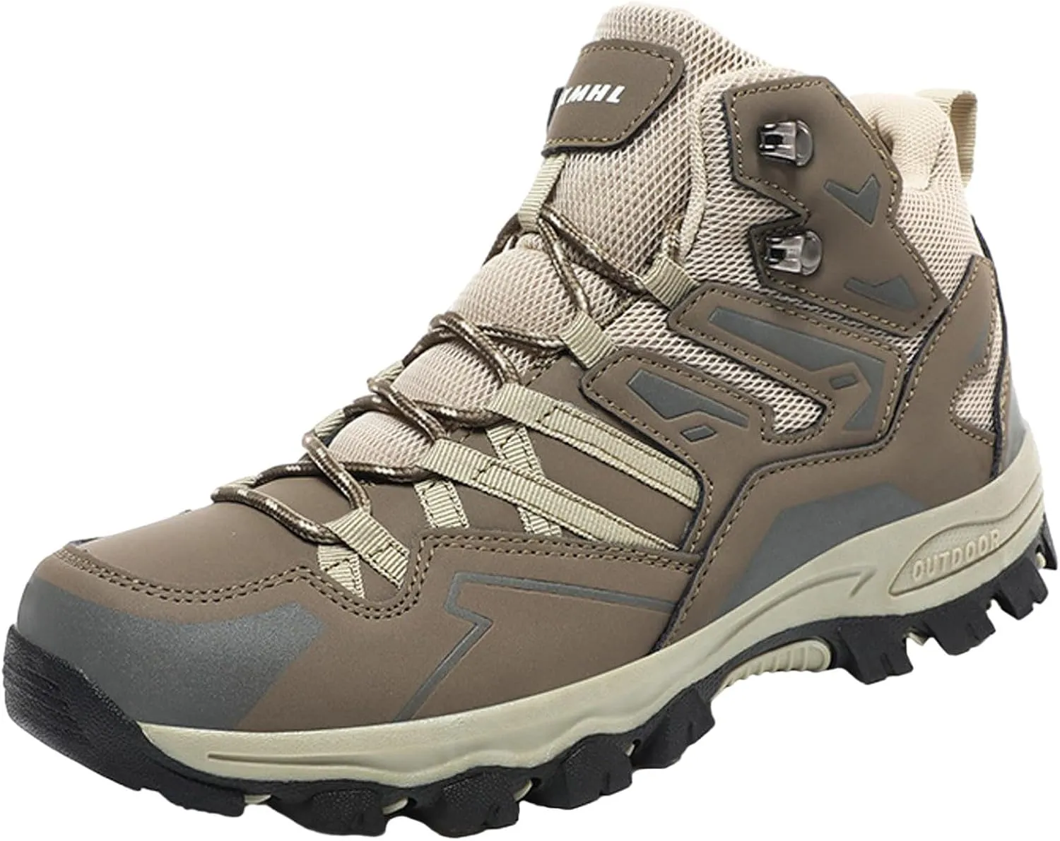 Men Autumn and Winter Hiking Shoes High Top Climbing Hiking Outdoor Shoes Casual Sports Shoes Foam Shoes